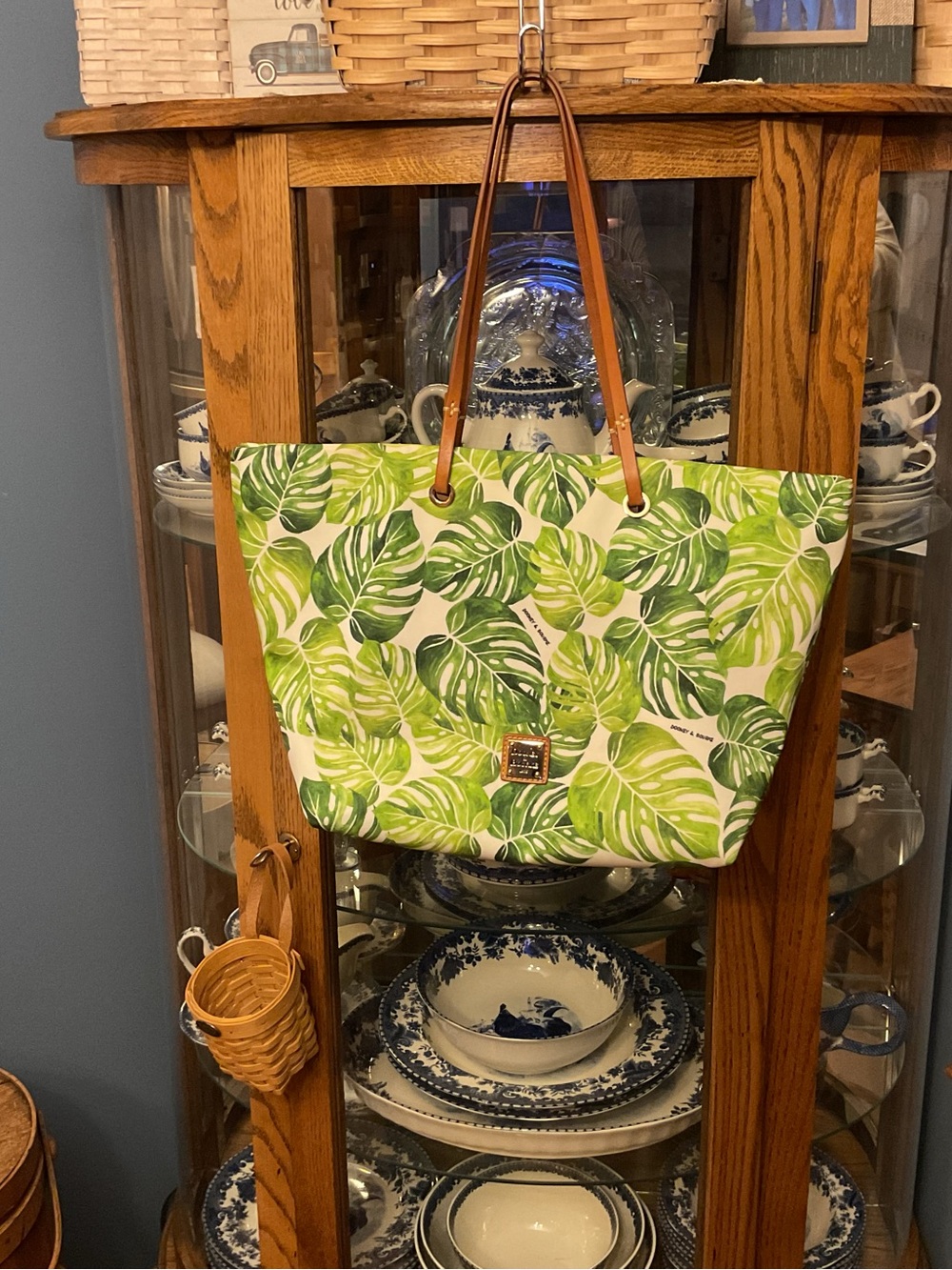 Dooney & Bourke White Nylon Montego Addison Tote